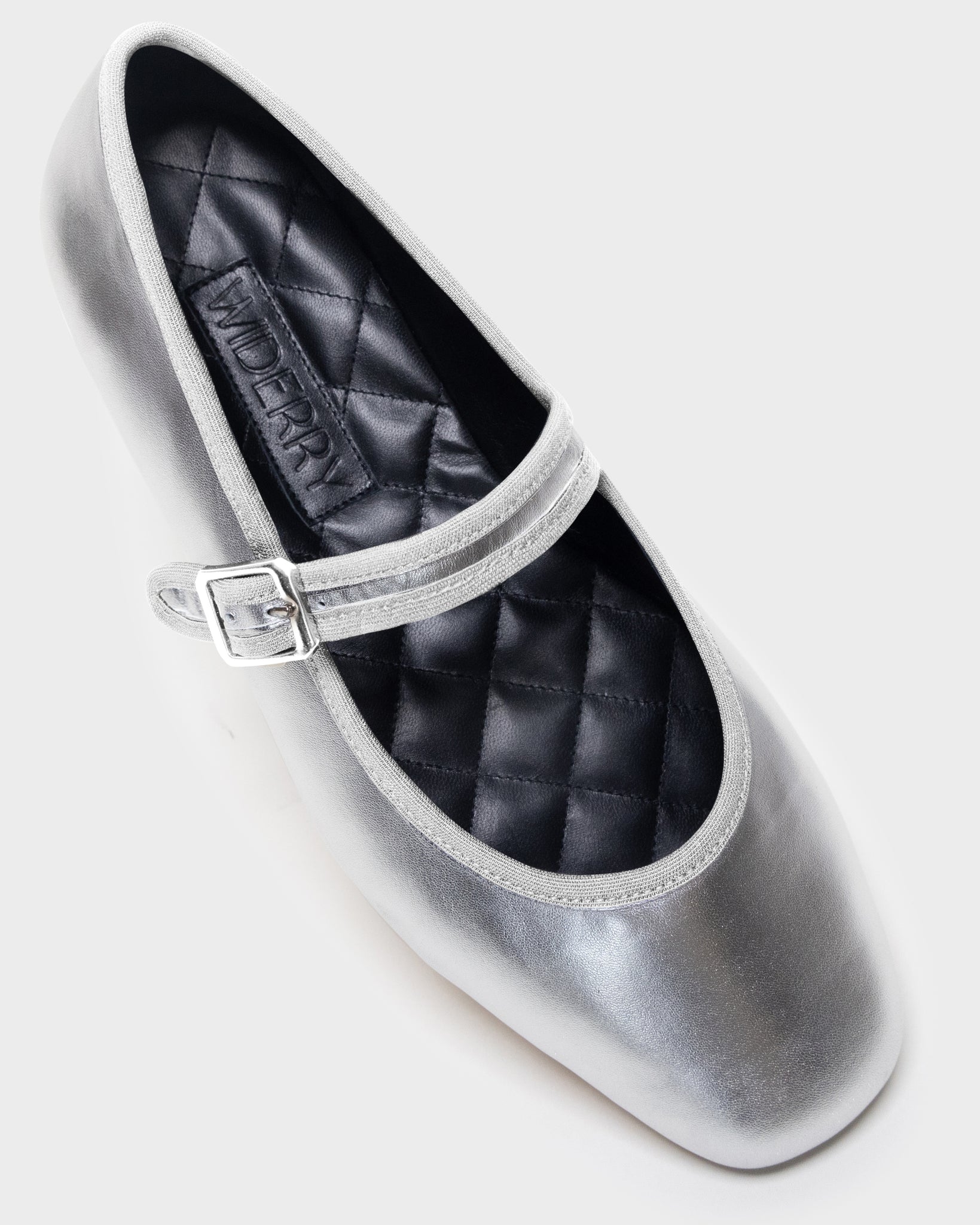 Wide Fit Ballet Flats · Amaia · Argent