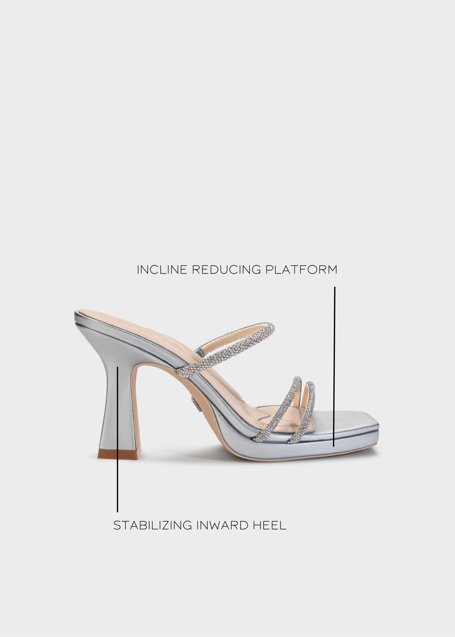 Wide top fit heels